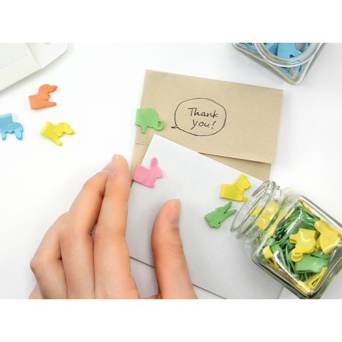 Midori P-51 Clips - Cat Paper Clips