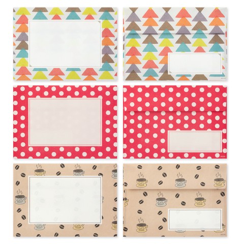 Midori Letter Set - Life Pattern Envelopes