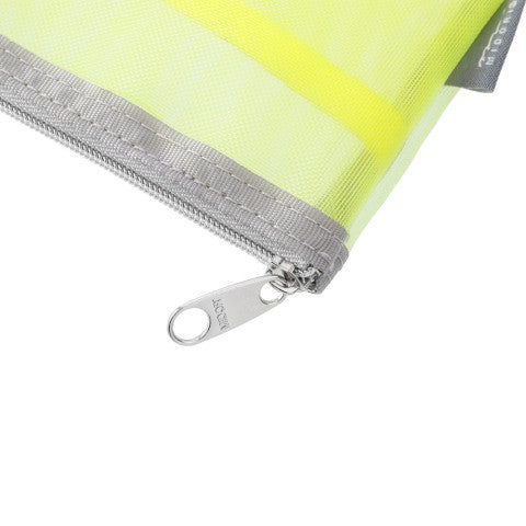 Pen & Tool Mesh Pouch - Yellow Green