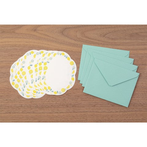 Letterpress Letter Set - Lemon