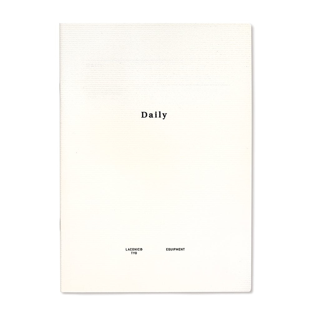 Laconic Style Notebook - A5 - Daily