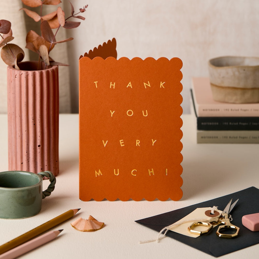 Scallop Thanks Very Much Rust Card