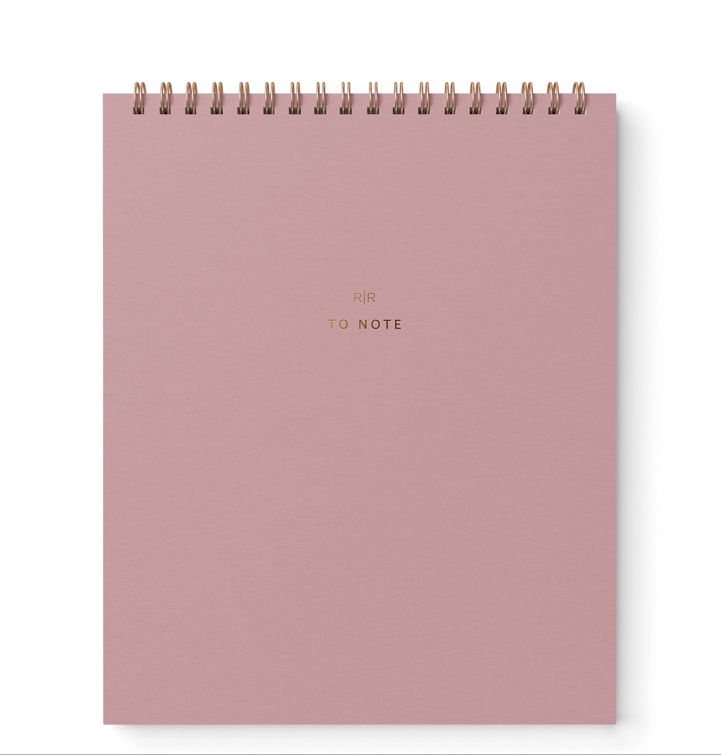 To Note Lined Notebook - Dusty Rose