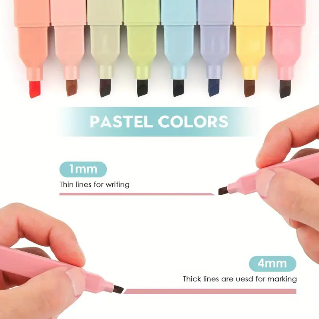 Pastel Highlighter Pack - 8 Pack