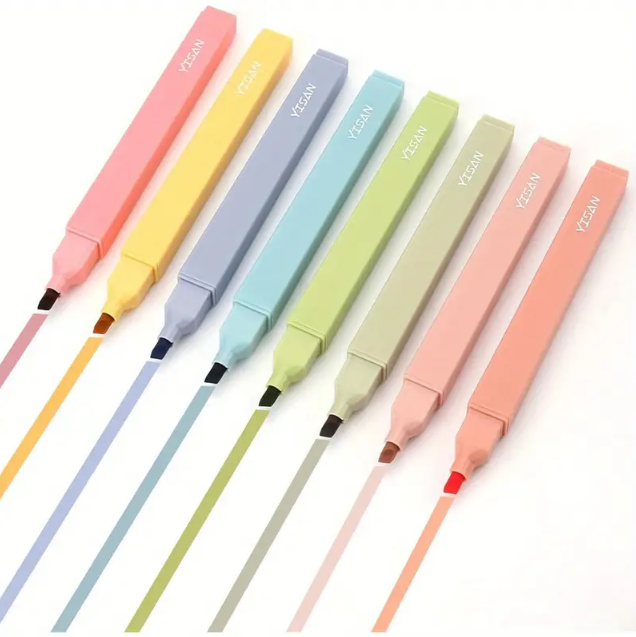 Pastel Highlighter Pack - 8 Pack