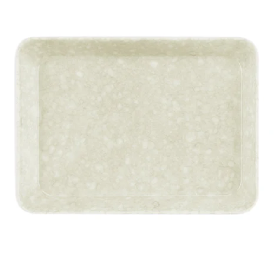 Marble Desk Tray - Small Ivory