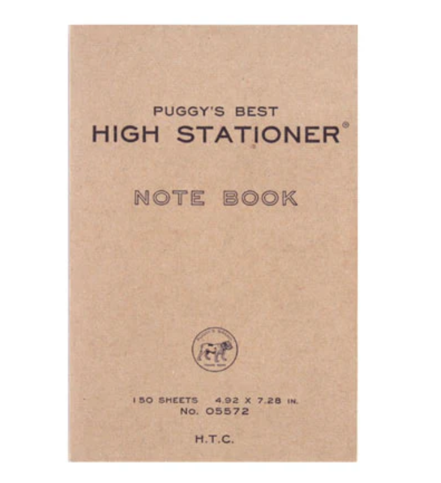 Puggy's Best Paperback Notebook - Large