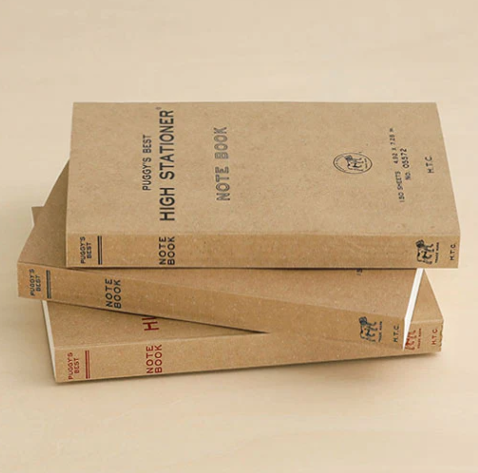 Puggy's Best Paperback Notebook - Large