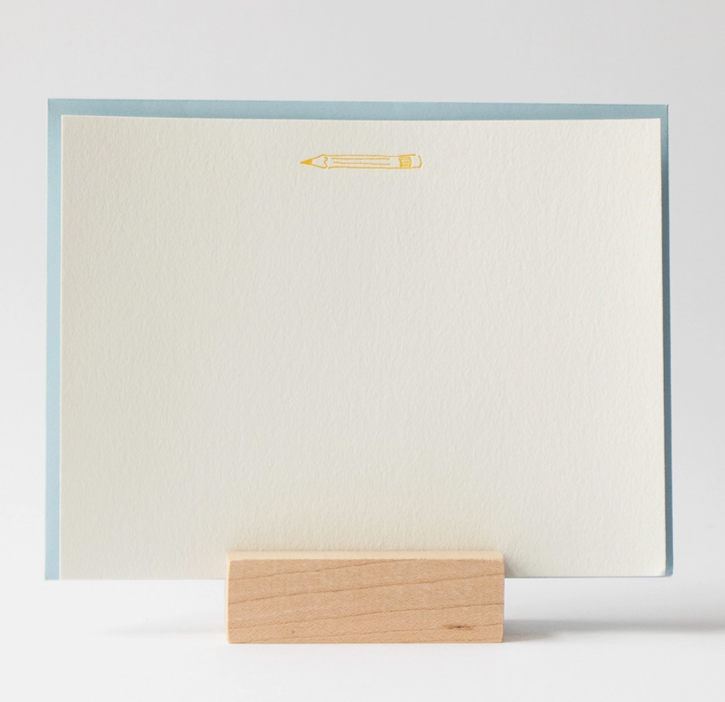 Pencil Notecard Set