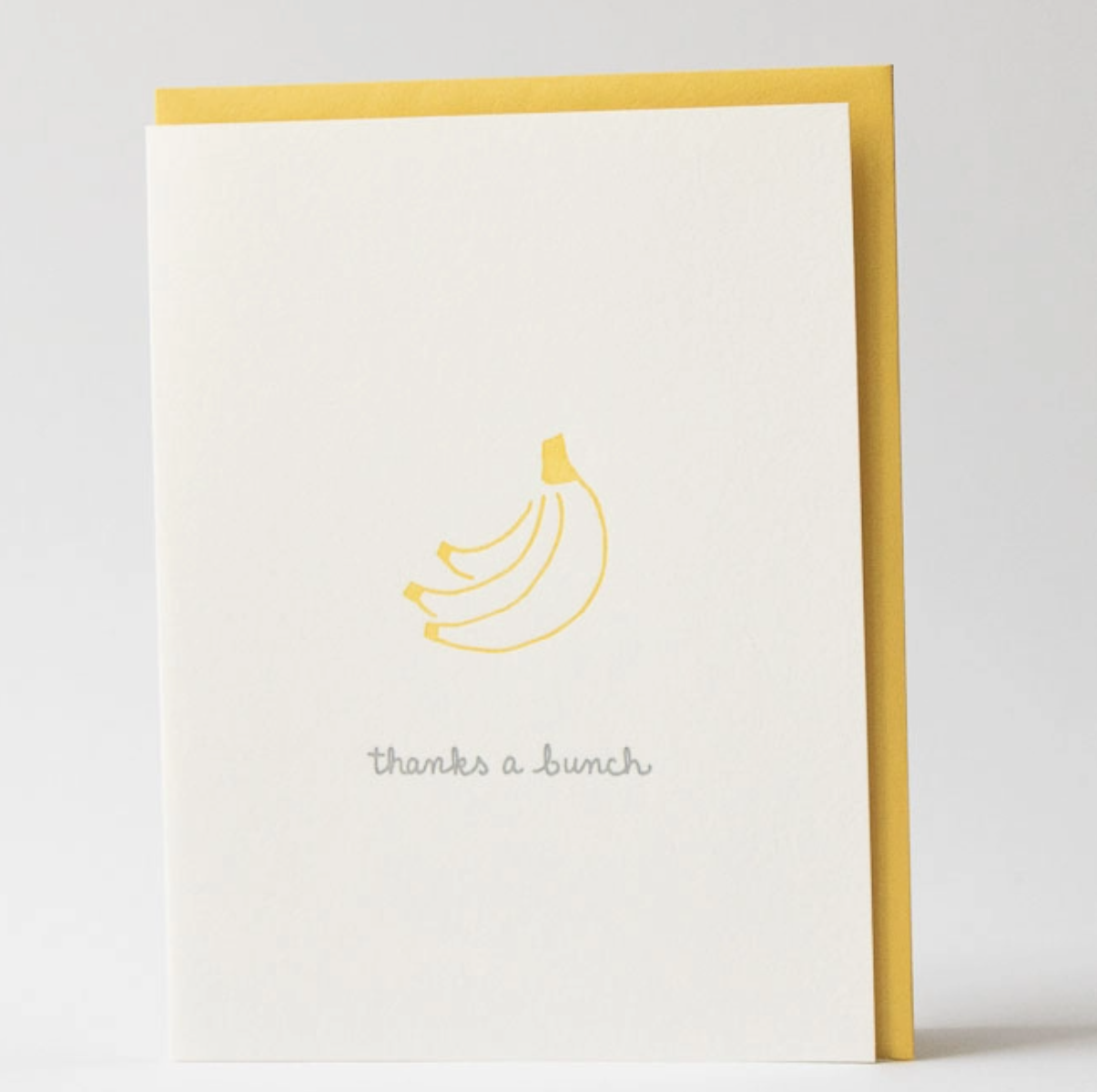 Thanks A Bunch - Bananas Greeting Card