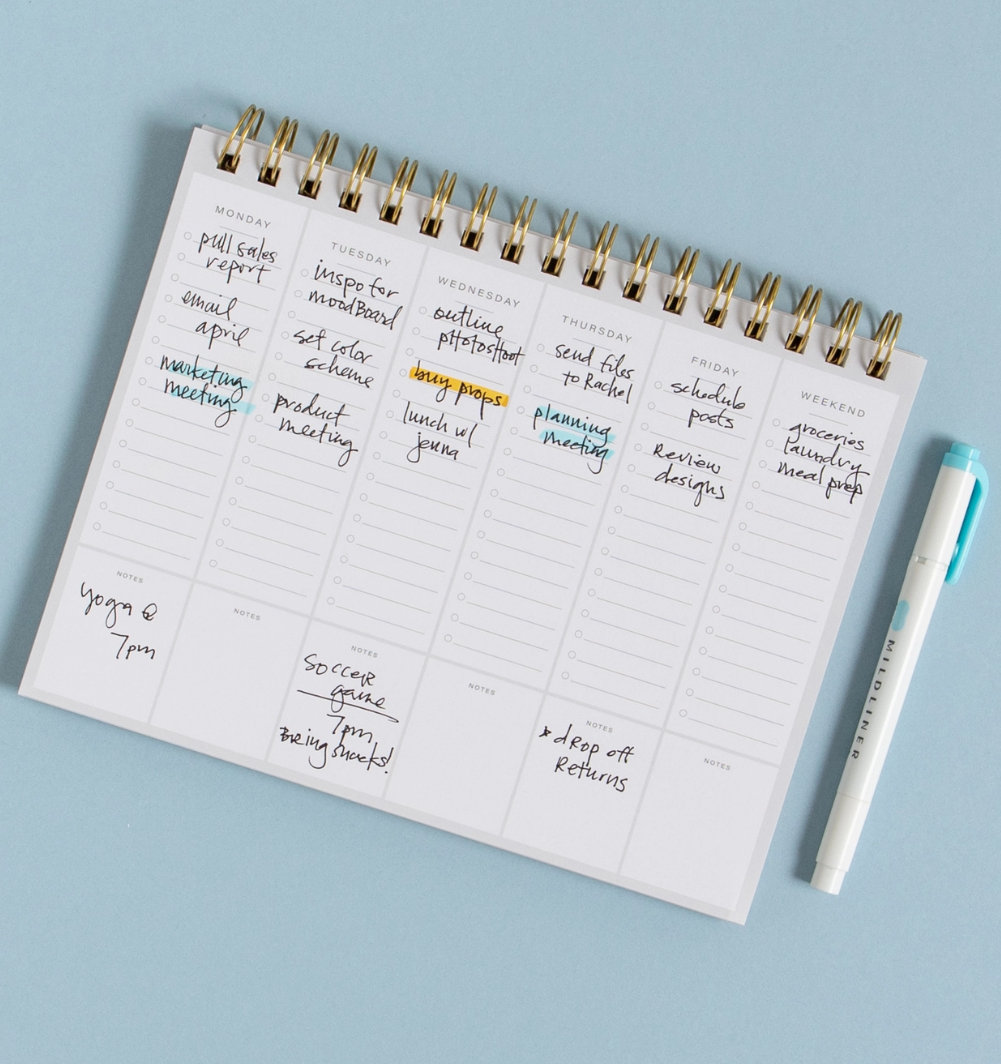 Spiral Weekly Planner