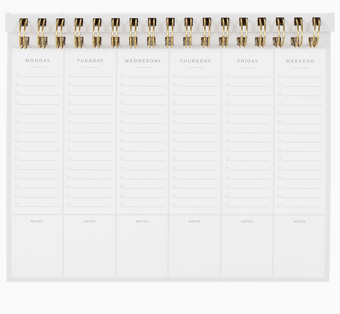 Spiral Weekly Planner