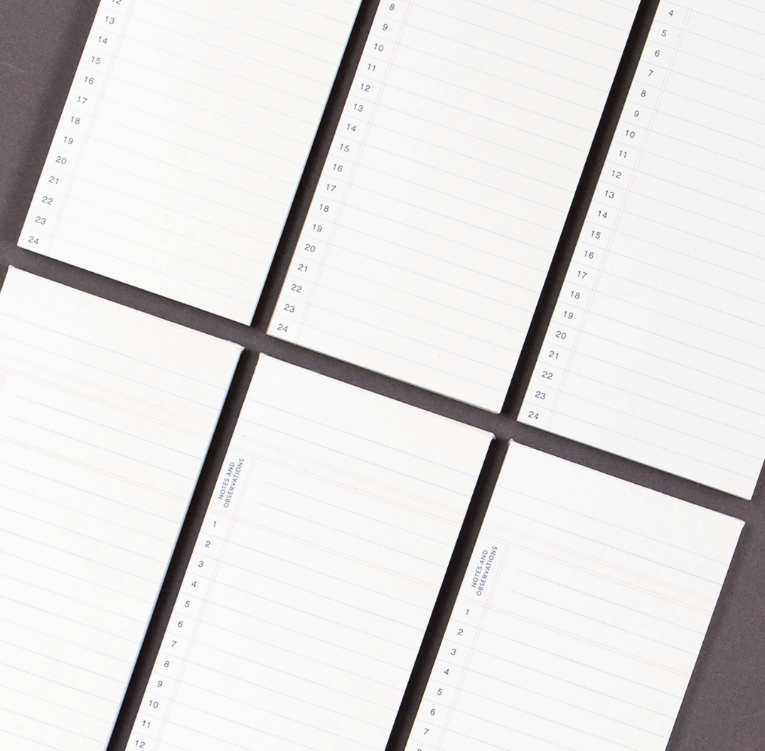 Notes and Observations Lined Notepad