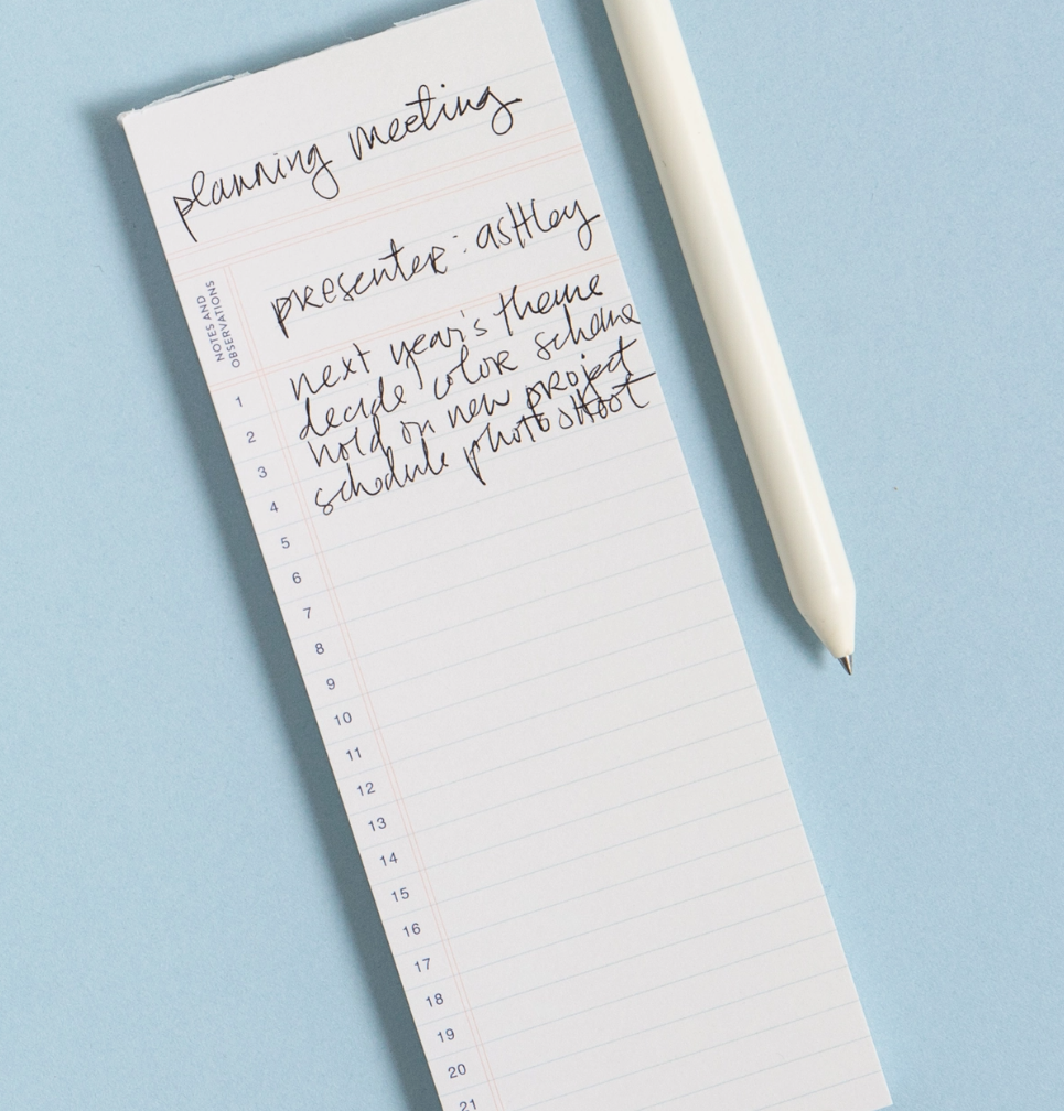 Notes and Observations Lined Notepad