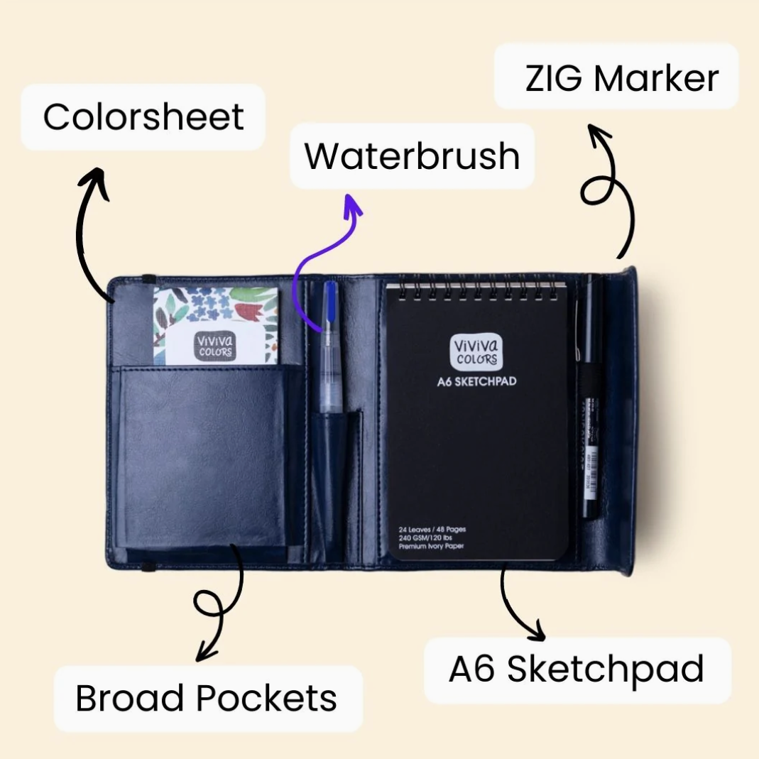 Viviva Colors Travel Paint Kit - A6