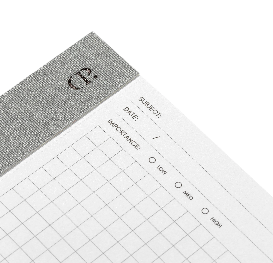 Left Bound Graph Message Notepad - Petite