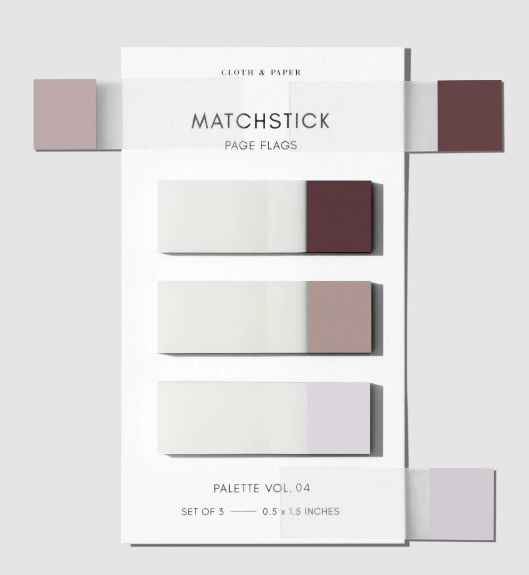 Matchstick Page Flag Set
