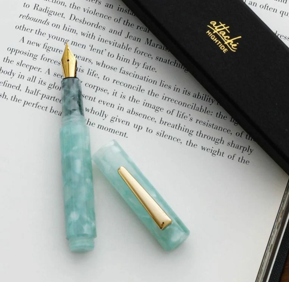 Marbled Fountain Pen - Mint