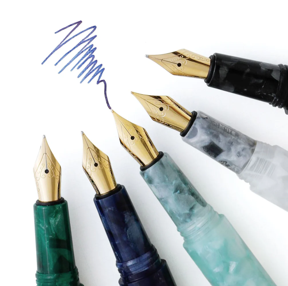 Marbled Fountain Pen - Mint