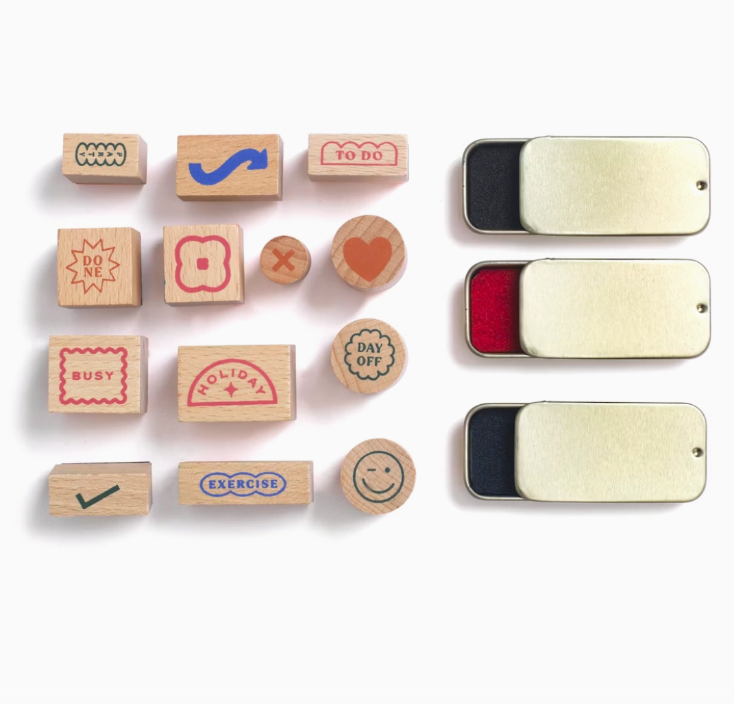 Good Day Planner Stamp Set - Stamps & Ink