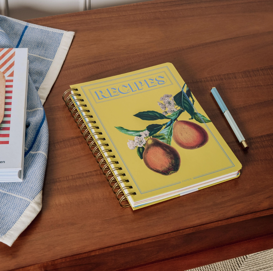 Hanging Fruits Hardcover B5 Spiral Guided Recipe Journal