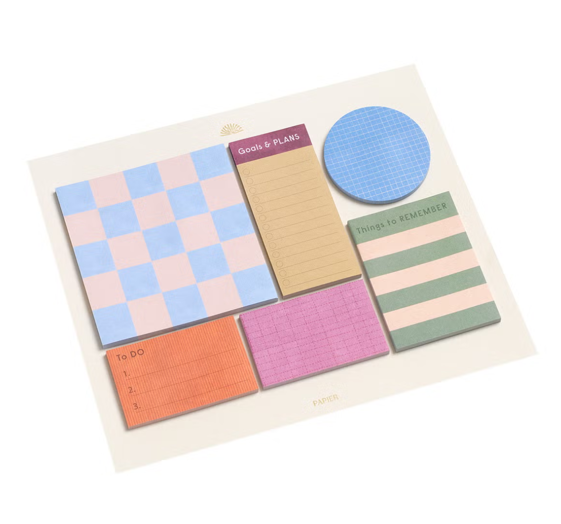 Papier Printed Sticky Note Set