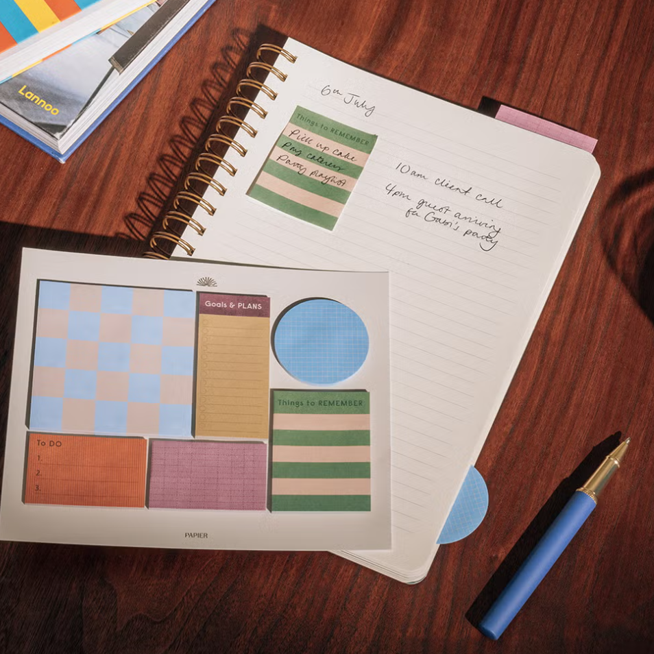 Papier Printed Sticky Note Set