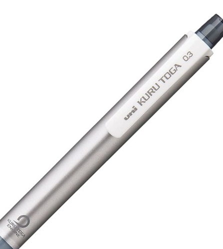 Kuru Toga Standard Silver .3 Mechanical Pencil