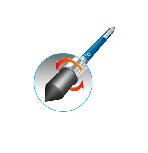 Kuru Toga Mechanical Pencil - 0.5 mm - Silver Body