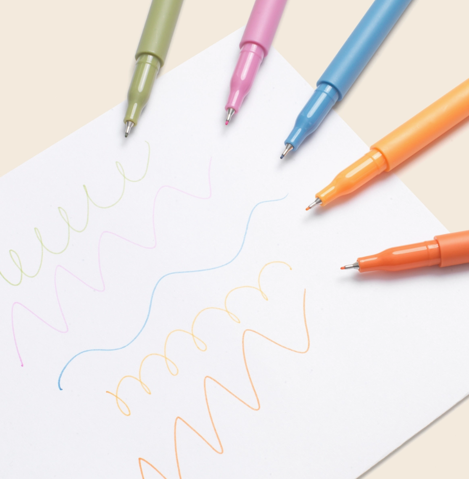 Papier High Energy Fineliners Set of 5