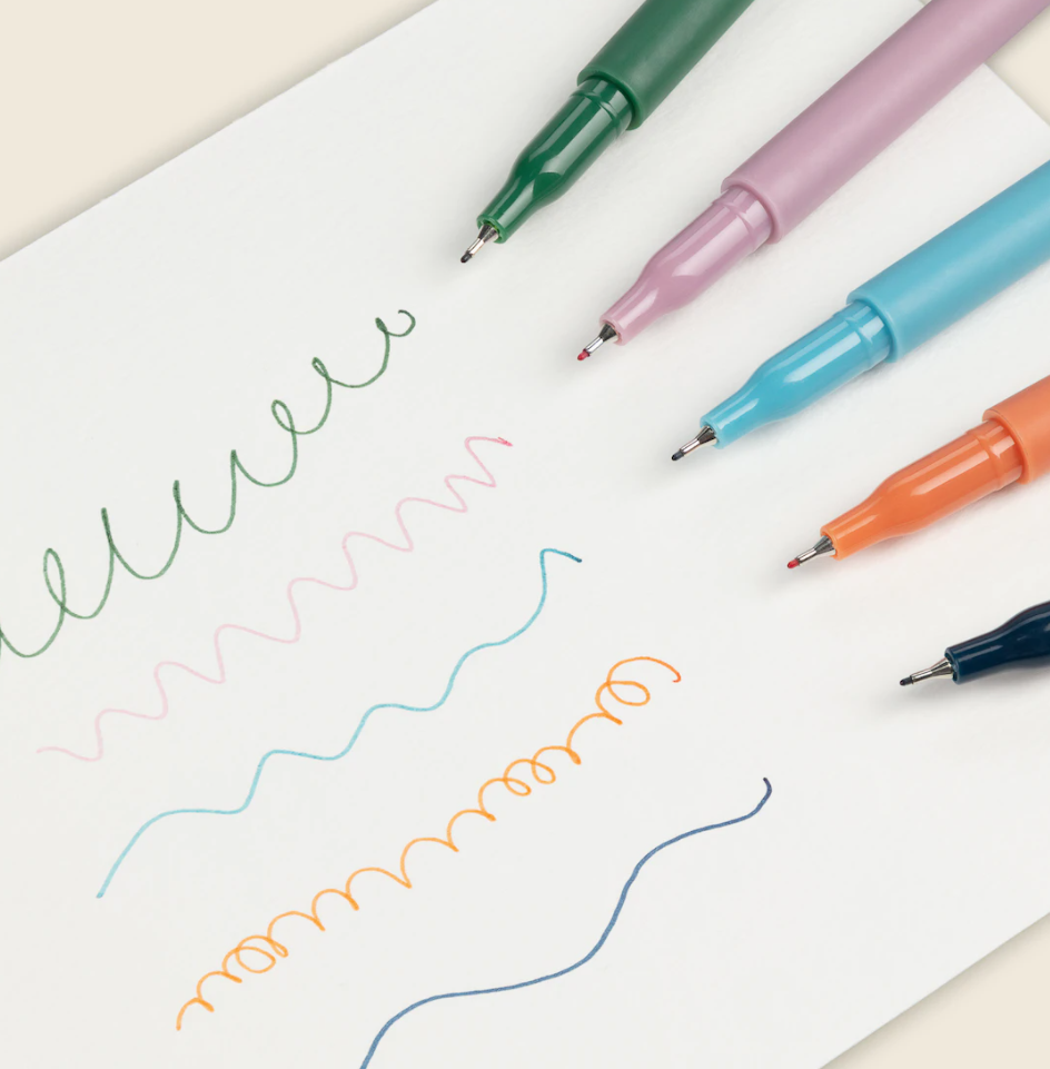 Papier Quintet Fineliners Set of 5