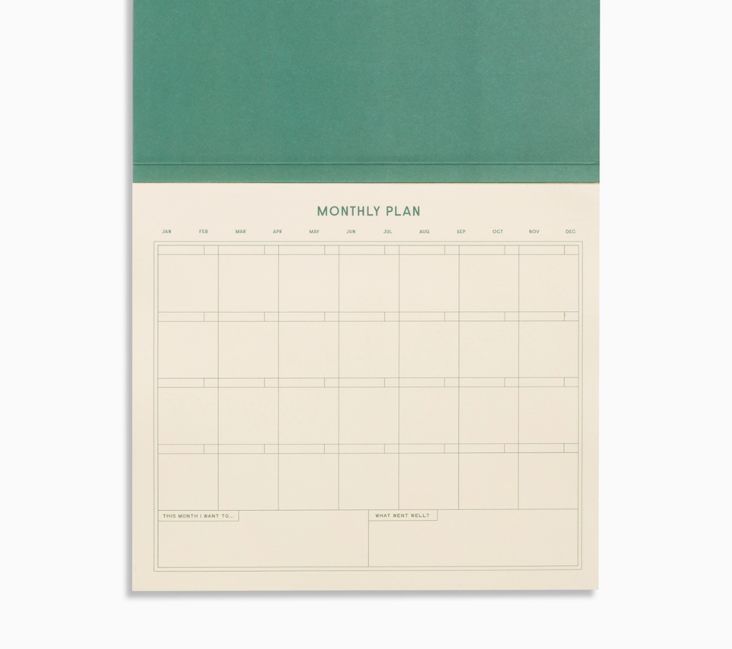 Papier Productivity Undated Monthly List Pad