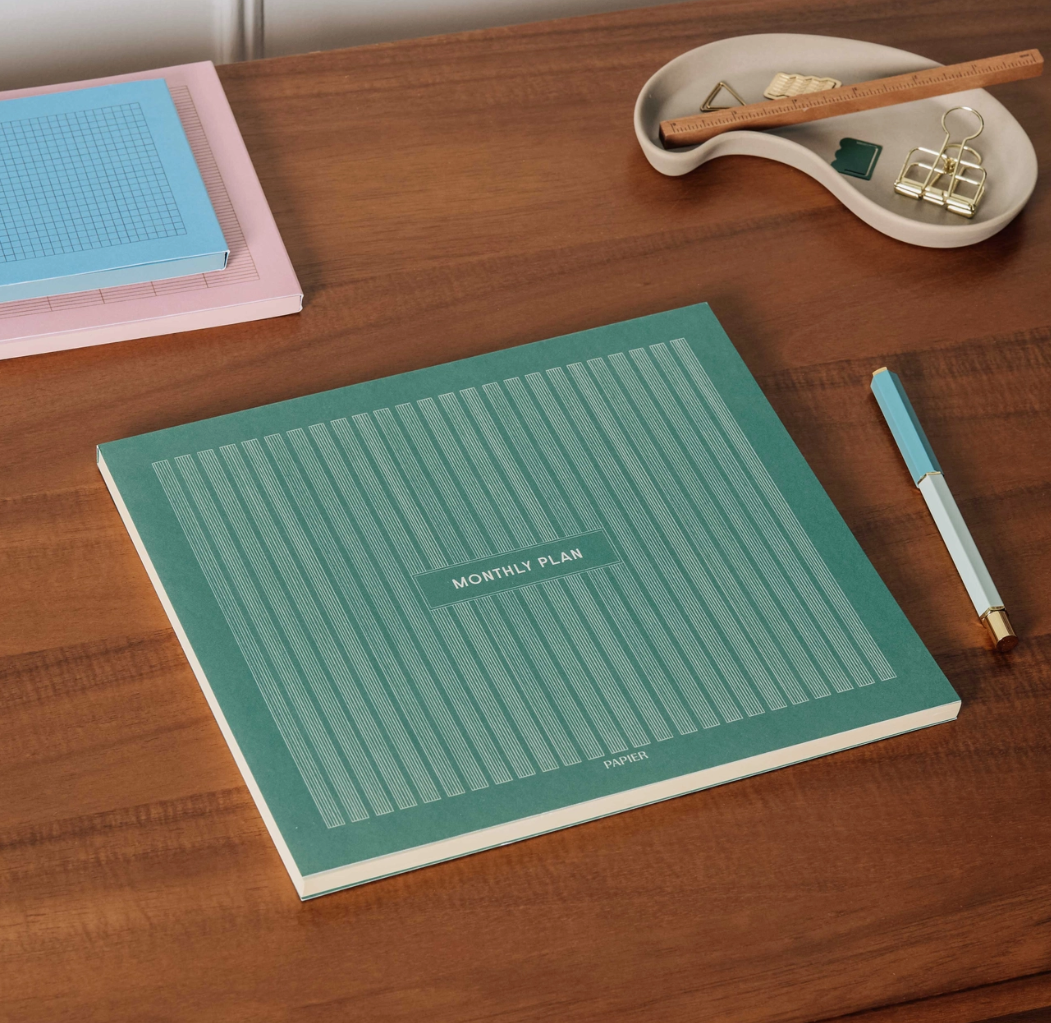 Papier Productivity Undated Monthly List Pad