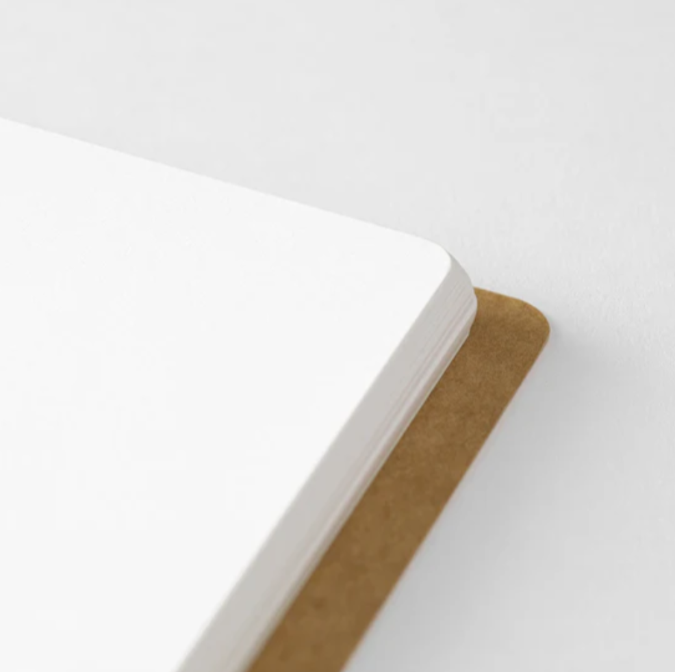 TRAVELER's Company - Spiral Ring Notebook - Blank MD Paper White - A5 Slim