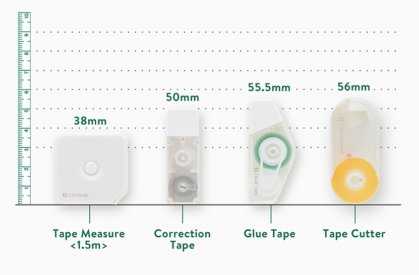 Midori XS Correction Tape - White Body