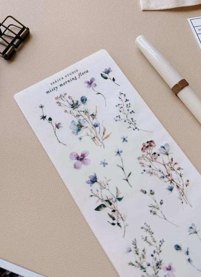 Misty Morning Flora Stickers