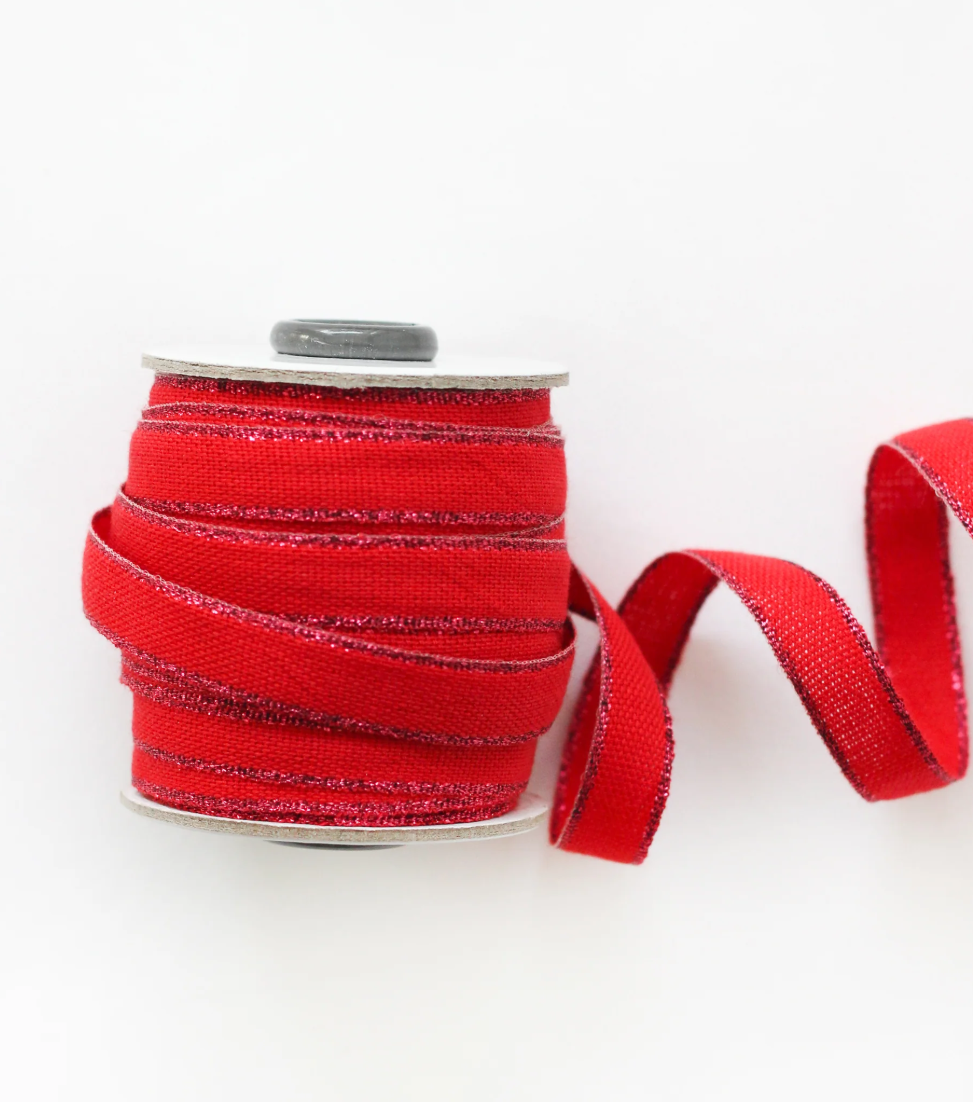 20 Yards Cotton Ribbon - 4 Color Options