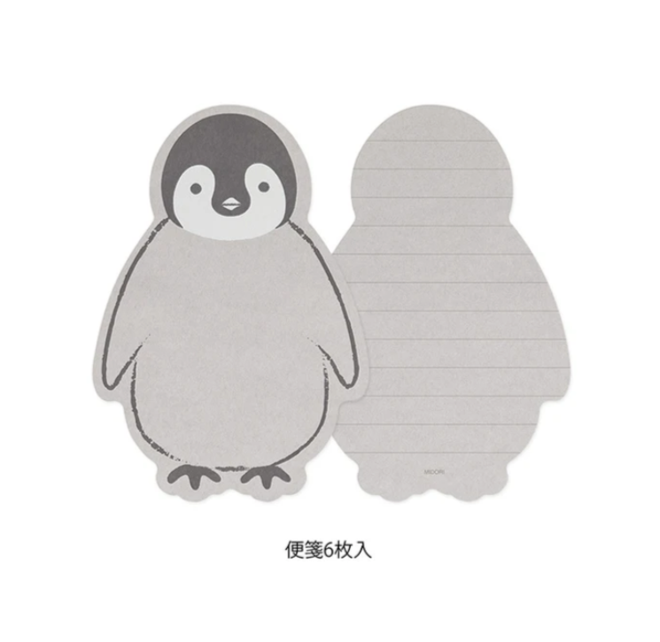 Midori Letter Set - Penguin