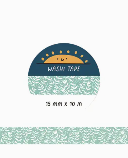 Minimal Fern Washi Tape