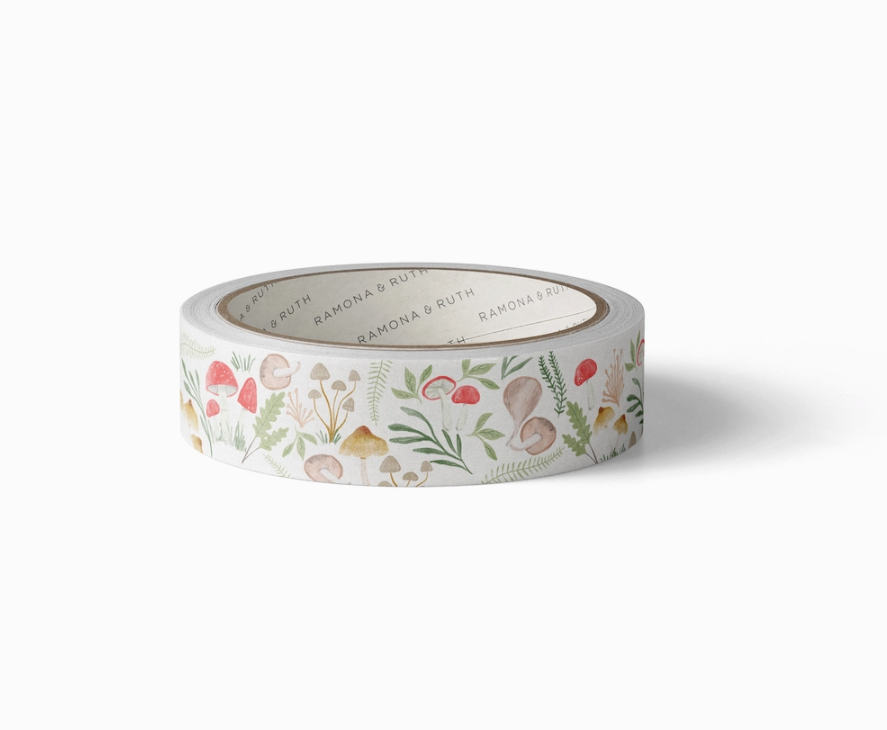 Mushroom Forest Washi Tape