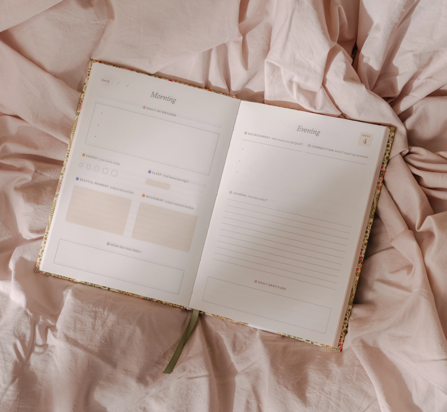 Fairy Flies Foiled Wellness Journal