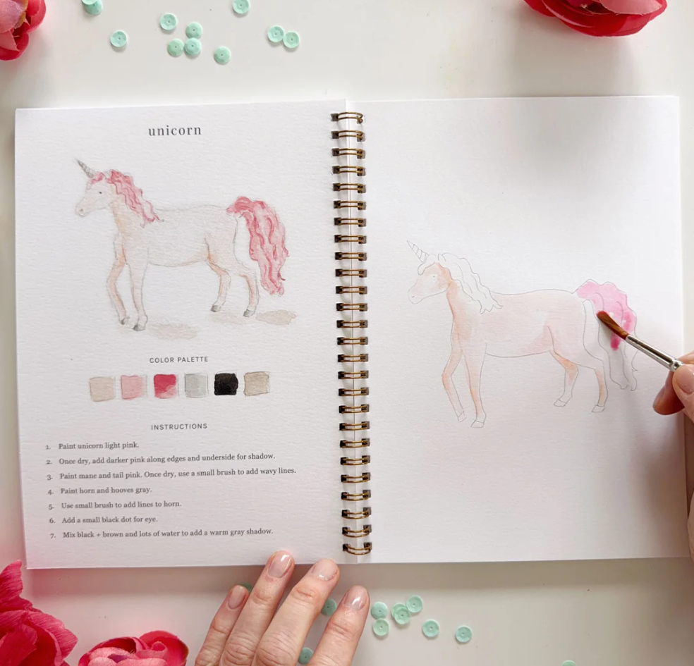 Fairytale Watercolor Workbook