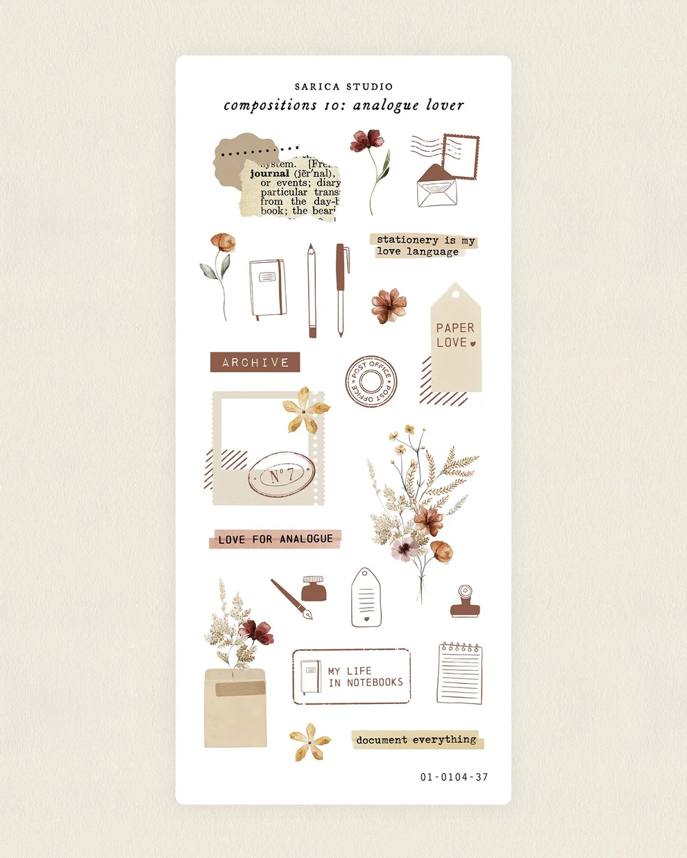 Compositions 10: Analogue Lover Stickers