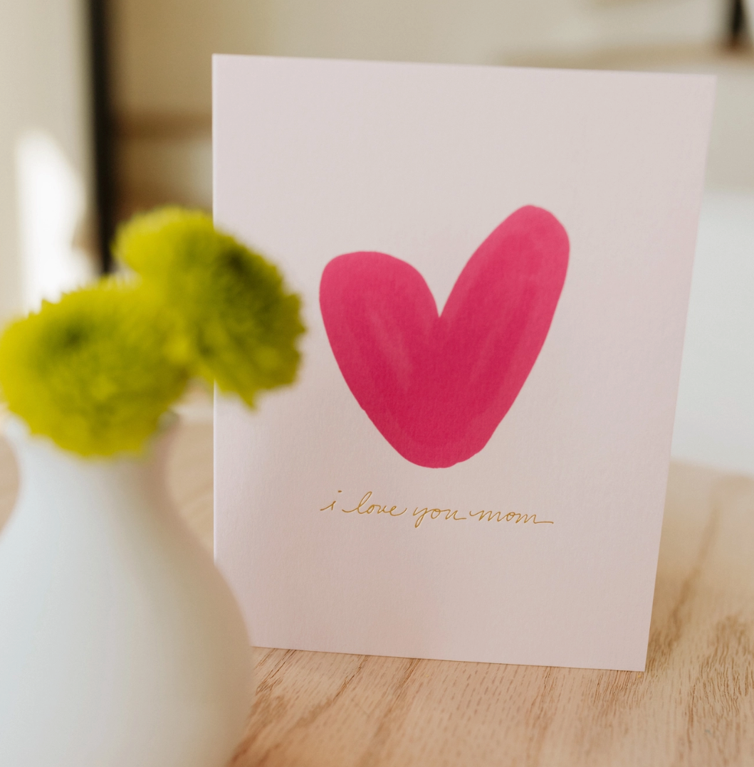 Mom Heart Card