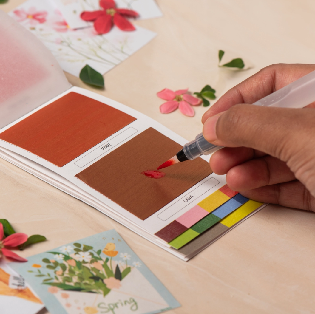 Viviva Colors Metallics Colorsheets- 10 Handmade Watercolors