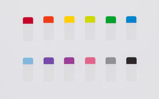 Short Sticky Notes - 6 Colors