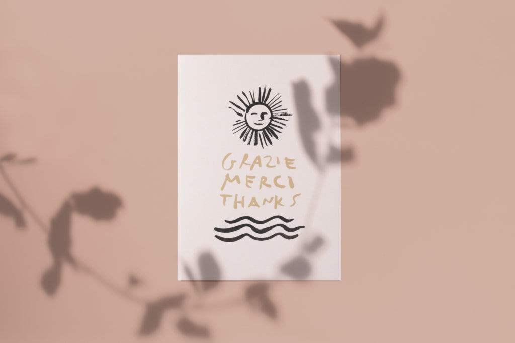 Sun Grazie Merci Thanks