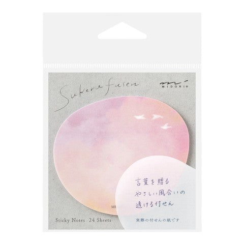 Midori Sticky Notes - Transparency Sunset