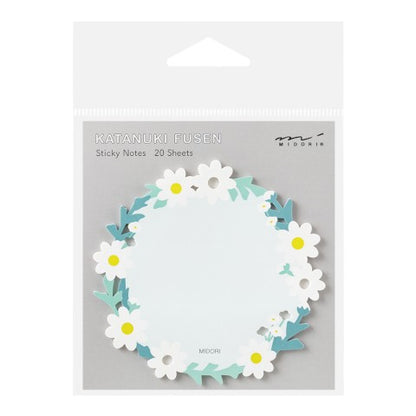Midori Sticky Notes Die Cutting - Wreath