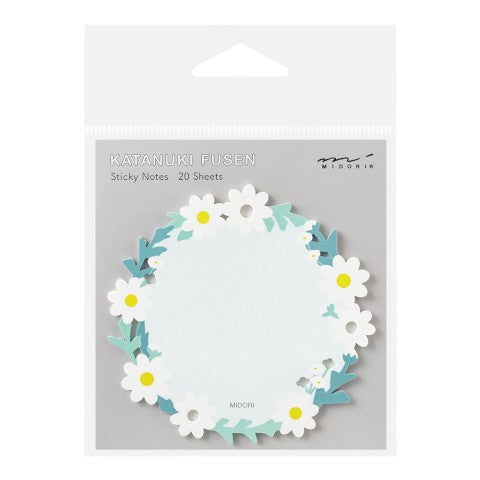 Midori Sticky Notes Die Cutting - Wreath